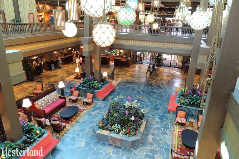 Updated lobby in the Great Ceremonial House at Disney's Polynesian Resort