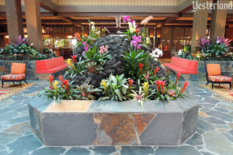 Updated lobby in the Great Ceremonial House at Disney's Polynesian Resort