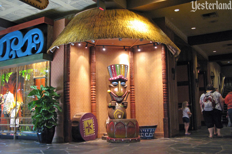 Waterfall Garden in the Great Ceremonial House at Disney's Polynesian Resort