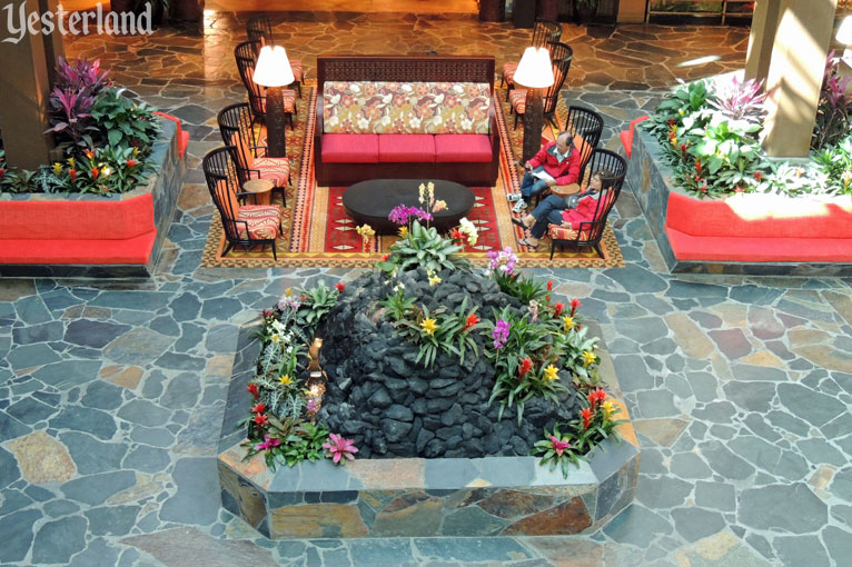 Updated lobby in the Great Ceremonial House at Disney's Polynesian Resort