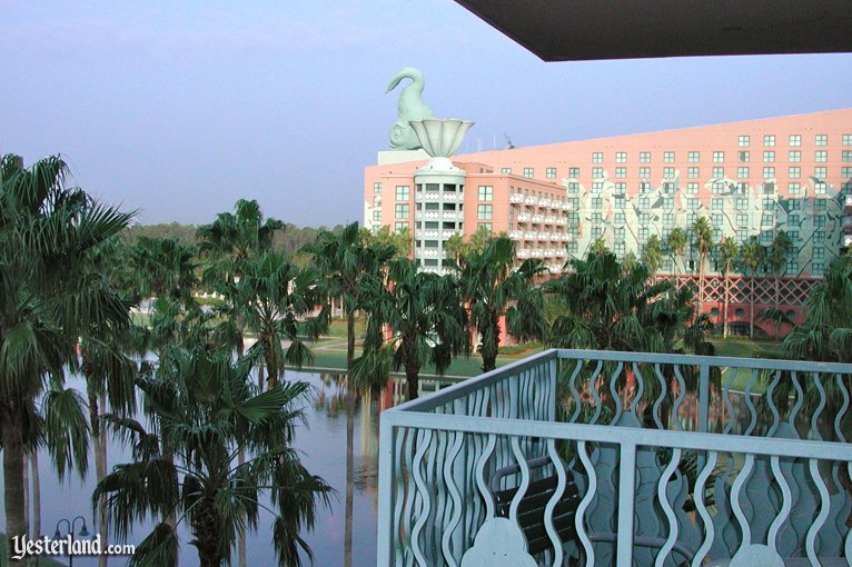 Balcony at the Walt Disney World Swan