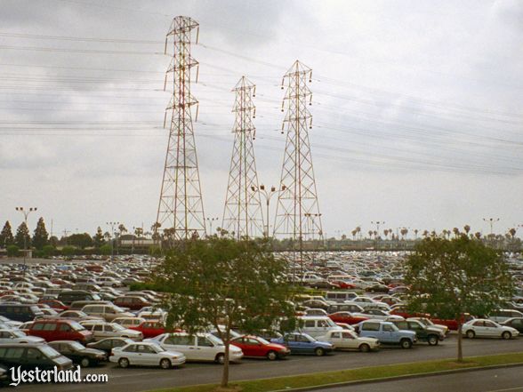 Disneyland parking lot in 1997